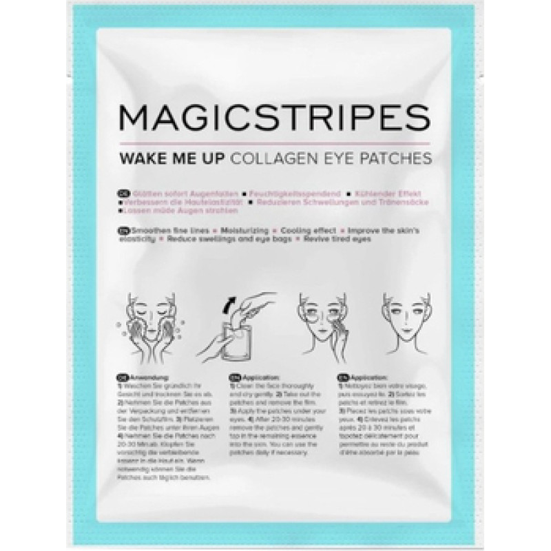 Magicstripes Wake Me Up Collagen Eye Patches - Kolagenov&aacute; maska na očn&iacute; okol&iacute;
