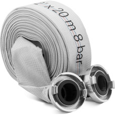 Hillvert Plakana ugunsdzēsības šļūtene ūdenim ar Storz savienotāju 2'' 52 mm 8-24 bar 20 m