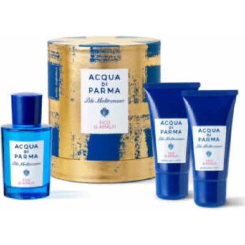Acqua Di Parma Blu Mediterraneo - Fico di Amalfi Dárková sada EDT 100 ml, tělové mléko 75 ml a tekuté mýdlo 75 ml