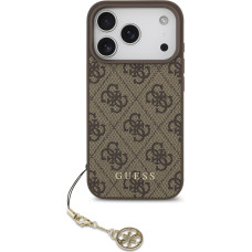 Guess 4G Charm Case for iPhone 17 Pro Tone on Tone Brown