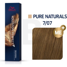 Wella Professionals Koleston Perfect Me+ Pure Naturals profesionāla permanentā matu krāsa 7|07 60 ml