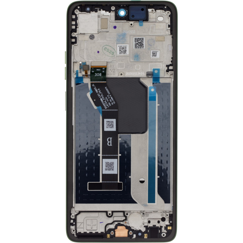 Motorola G56 LCD Display + Touch Unit + Front Cover Dill Green (Service Pack)