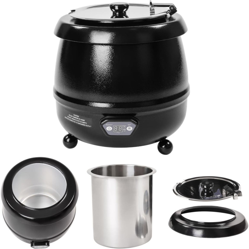 Royal Catering Elektroniski vadāma elektriskā zupas tējkanna 10 l