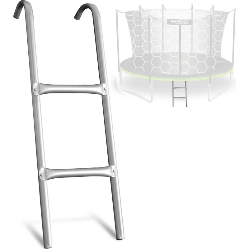 Neo-Sport Batuta kāpnes 312-435 cm 10-14 pēdas 2 pakāpieni