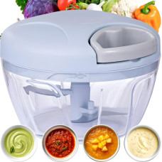 Retoo Dārzeņu sīpolu griezējs, virtuves smalcinātājs, 500 ml