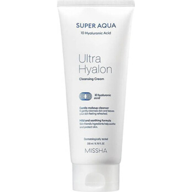 Missha Super Aqua Ultra Hyalon Cleansing Cream - Hydratační čisticí krém