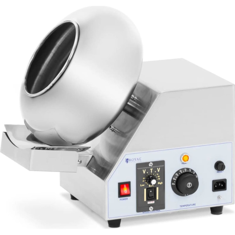 Royal Catering Riekstu un mandeļu pārklā&scaron;anas ma&scaron;īna līdz 2 kg 600 W