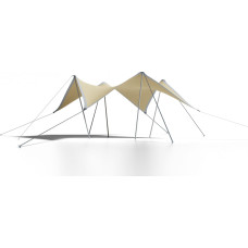 Canvascamp Elastīga telts Q1 - 4,2 x 4,2 - Pilns komplekts