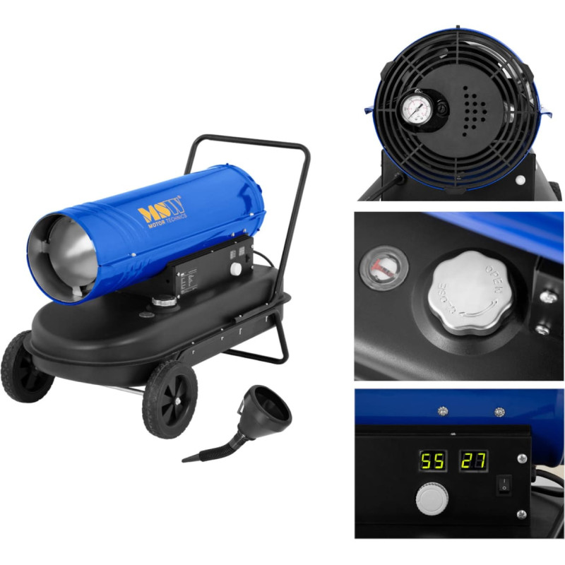 MSW Mobilais eļļas pūtēja sildītājs dīzeļdegvielai 30kW