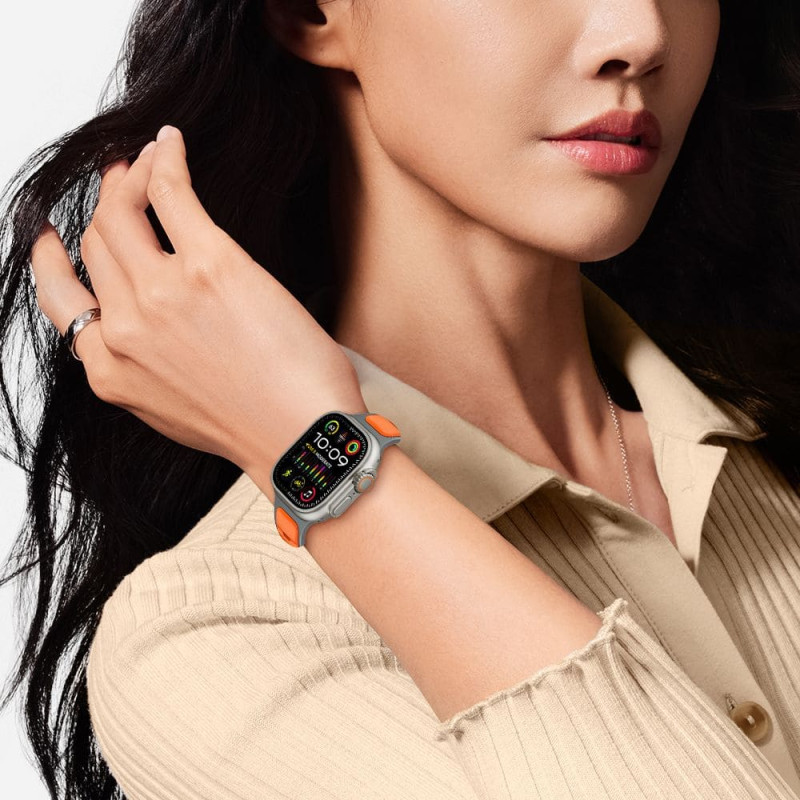 TECH-PROTECT ICONBAND LINE APPLE WATCH 8 | 9 | 10 | 11 | SE | ULTRA (44 | 45 | 46 | 49 MM) BLACK|GREEN