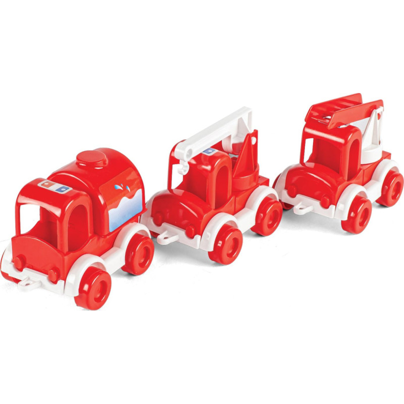 Wader Kid Cars - Fire engine 3 cars set