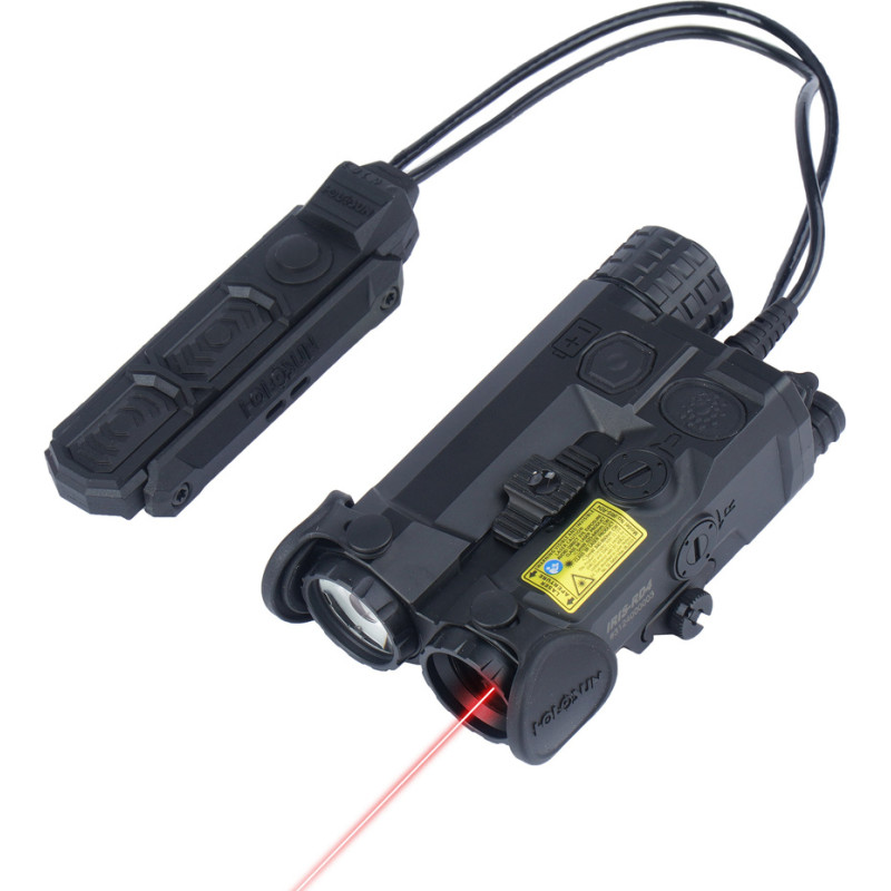 Holosun - Lāzera mērķa indikatora varavīksnene ar lukturīti - alumīnijs - sarkans - infrasarkanais (IR) - melns - IRIS-RD4