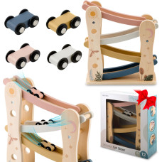 Nukido Koka rotaļu slidkalniņš ar mašīnītēm NK-855