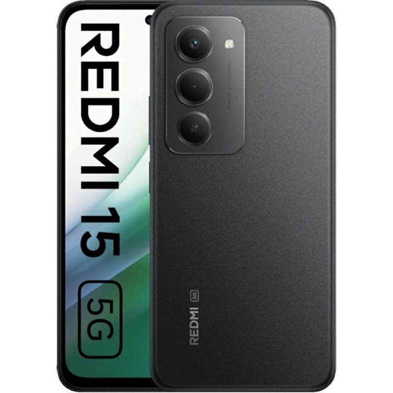 Smartfon Xiaomi Redmi 15 5G 4|128GB       czarny