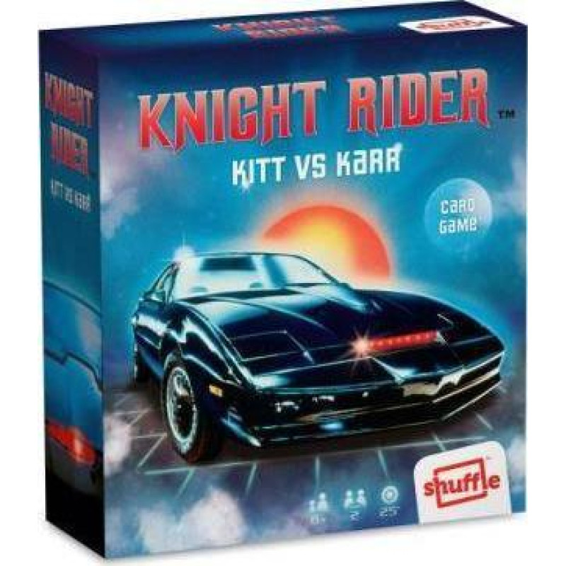 Cartamundi Knight Rider Card Game Kitt vs Karr the Fearless