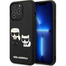 Karl Lagerfeld and Choupette 3D Case for iPhone 13 Pro Max Black