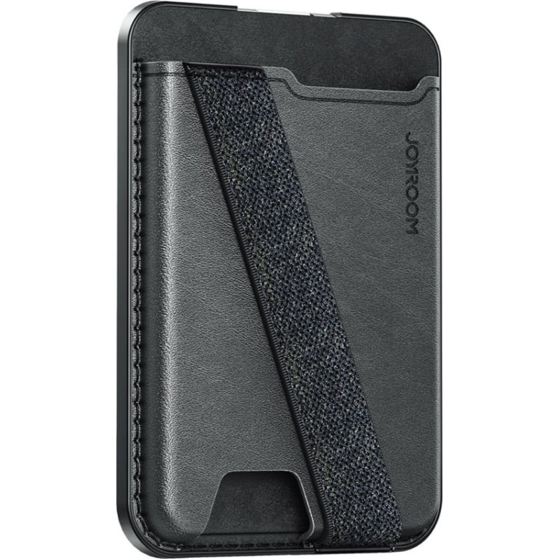 Joyroom Magnētiskā maka 3 kartēm, saderīga ar MagSafe - melna