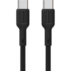 Dudao USB-C 65W 2m kabelis - melns