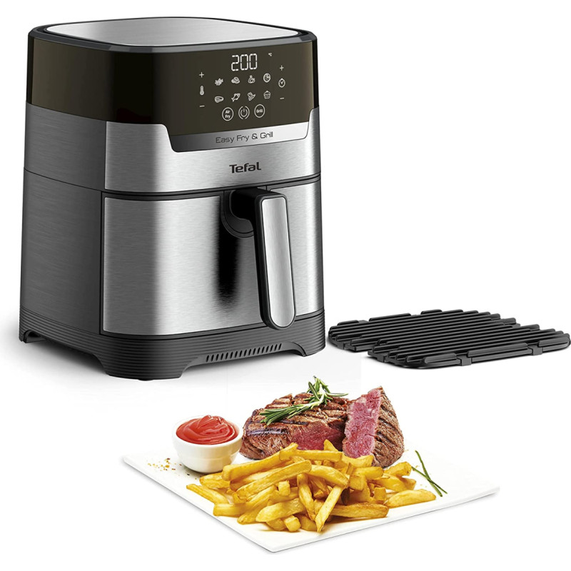 Tefal Air Fryer with Grill EY505D15 Power 1400 W  Capacity 4.2 L  Stainless Steel