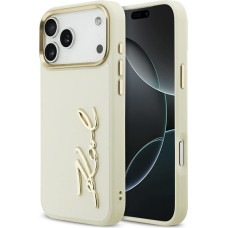 Karl Lagerfeld Karl Script Logo Case for iPhone 17 Pro Max Beige