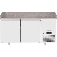 Arktic Atdzesēts picas galds ar granīta virsmu un malu, 2 durvis, 250 l, 250 W, 151x80x88 cm