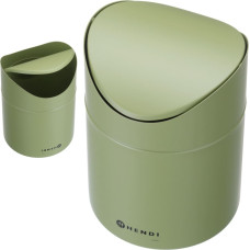 Hendi Atkritumu tvertne, galda grozs ar atveramu vāku, 1,2 l - zaļa