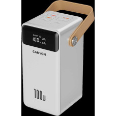 Canyon power bank OnPower 610 metal 60000 mAh PD100W White