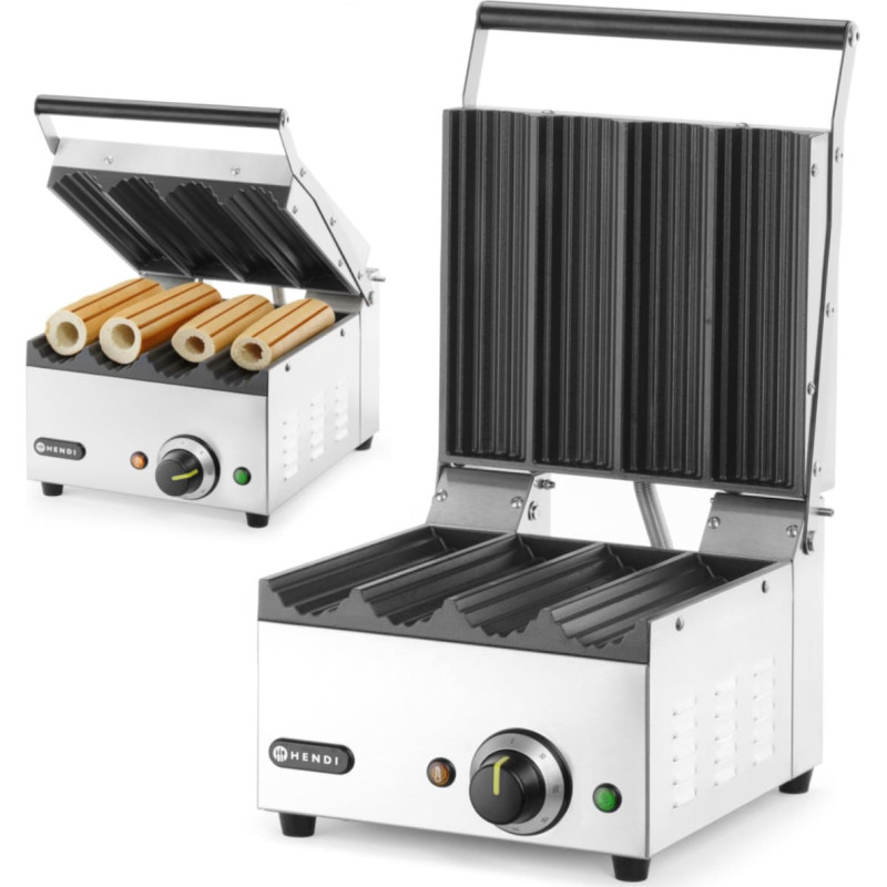 Hendi Kontaktgrils hotdogiem, panini, rullī&scaron;iem, lava&scaron;iem 1800 W