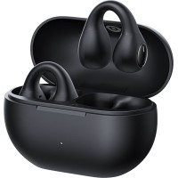 Baseus Bass 15 Clip OWS bezvadu austiņas ar atvērtu aizdari un USB-C kabeli - melnas