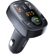 Rock Transmiter FM B301 MP3, Bluetooth - 2xUSB + Type C + micro SD - 36W black
