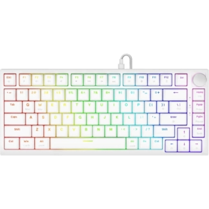 Klaviatūra Savio Gasket magnetic ASTRAL OUTEMU White Jade White