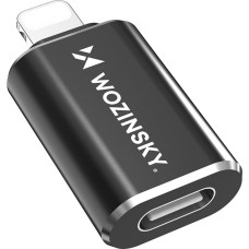 Wozinsky iPhone Lightning uz USB-C adapteris &mdash; melns