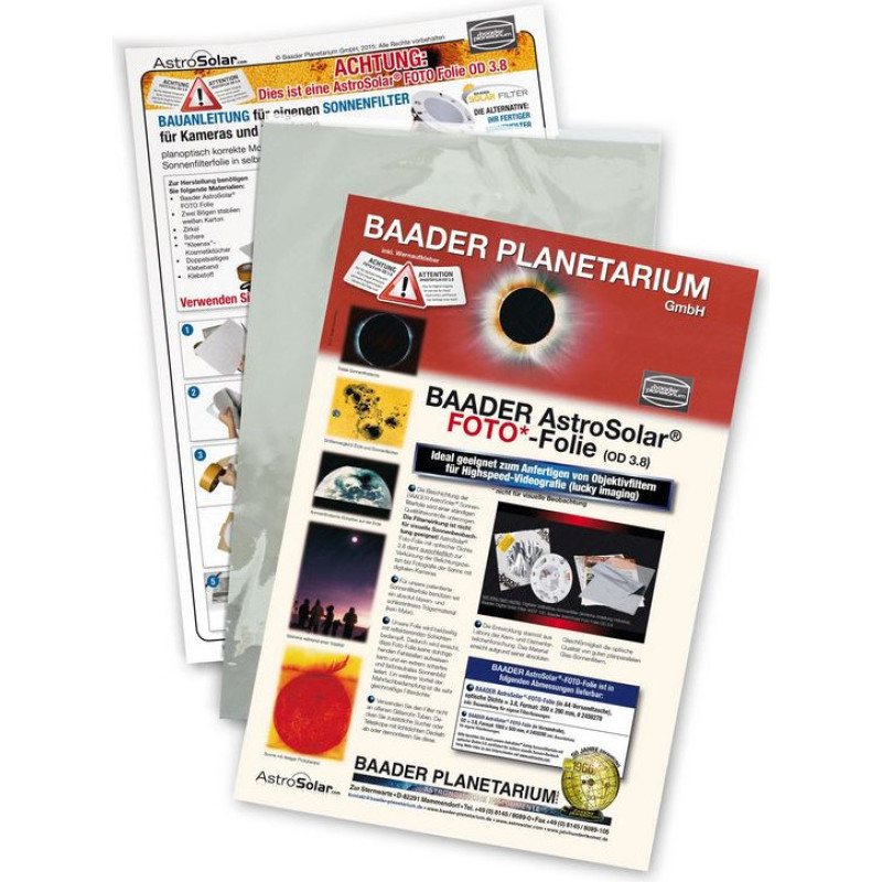 Baader AstroSolar fotofilma OD 3.8