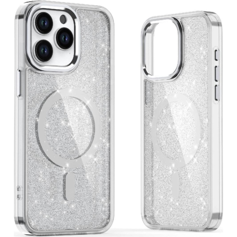 Hurtel iPhone 17 MagSafe mirdzo&scaron;s vāciņ&scaron; &mdash; daļēji caurspīdīgs