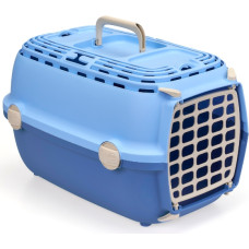 Stefanplast Transportē&scaron;anas būris Horizon 1 ar plastmasas durvīm 48x32x30cm gai&scaron;i zils|zils