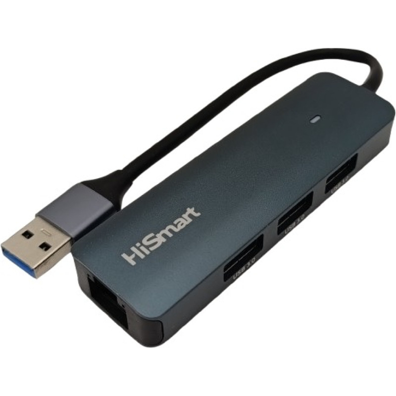 Extradigital Adapteris USB-A - 3x USB 3.0, RJ45