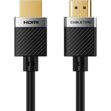 Cabletime Kabelis HDMI - HDMI, 4K, 60Hz, 15m, 18Gbps, 2.0 versija.