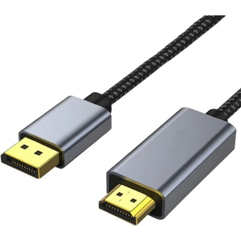 Extradigital DisplayPort uz HDMI kabelis, 8K, 60Hz, 1m