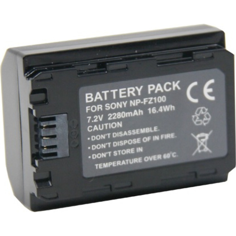 Extradigital SONY NP-FZ100 akumulators, 2250mAh