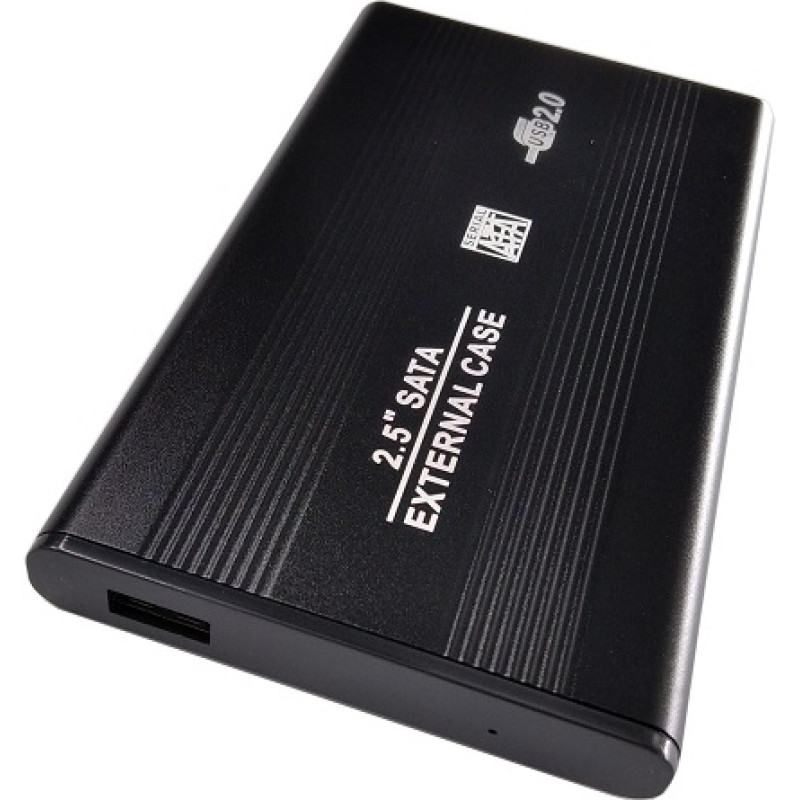 Extradigital 2,5 collu cietā diska korpuss USB2.0, 6,5 cm