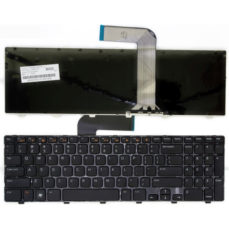 Dell Inspiron 15R tastatūra: N5110, M5110