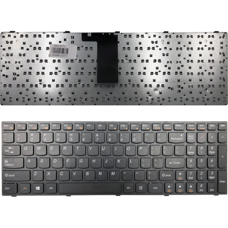 Lenovo tastatūra: B5400, B5400A ar rāmi