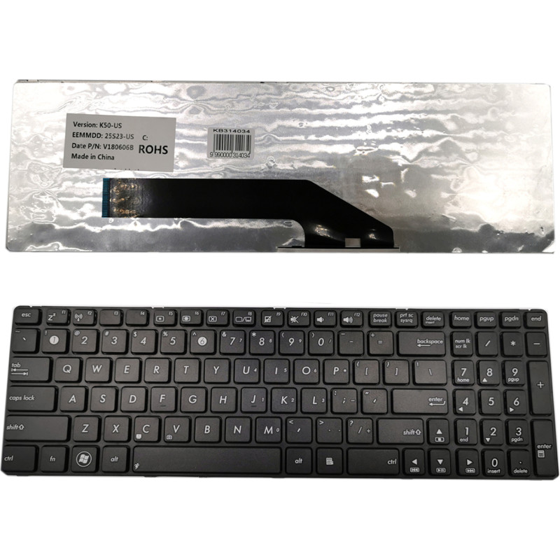 Asus tastatūra: F52, K50, K50C, K50IJ, K50IN