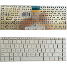 HP Tastatūra HP Stream 14-DS, balta, ASV