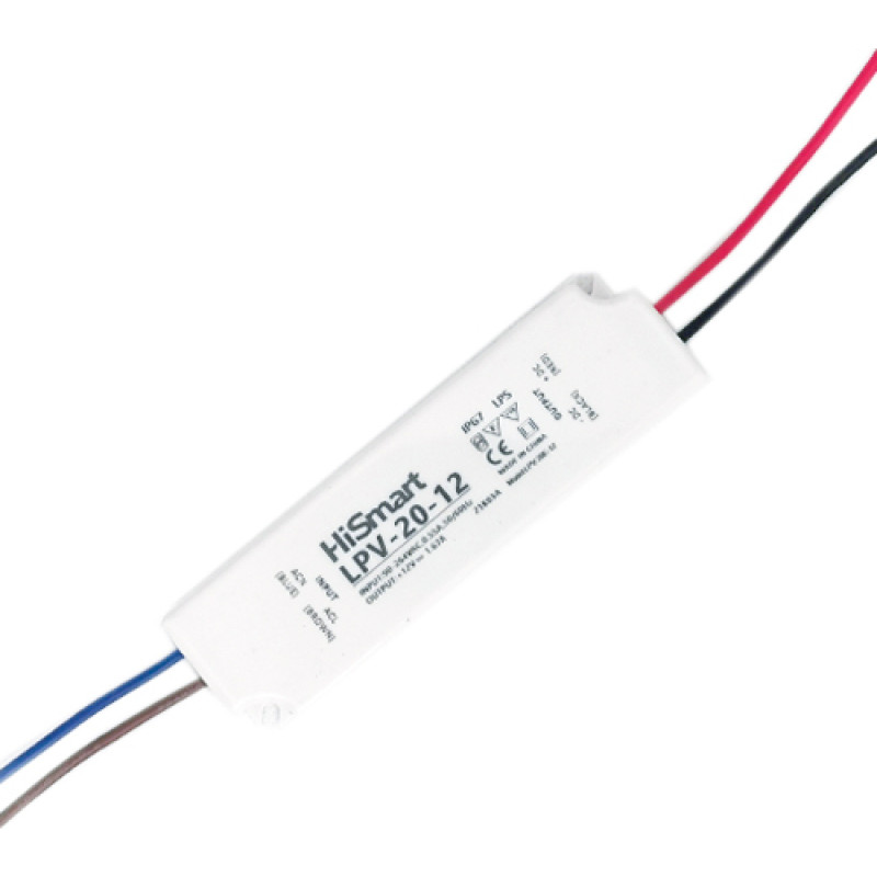 Hismart Baro&scaron;anas bloks 12 V, 1,67 A, 20 W, IP67