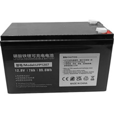 EXD Litija dzelzs fosfāta akumulators LiFePO4 12,8 V, 7 Ah, T2