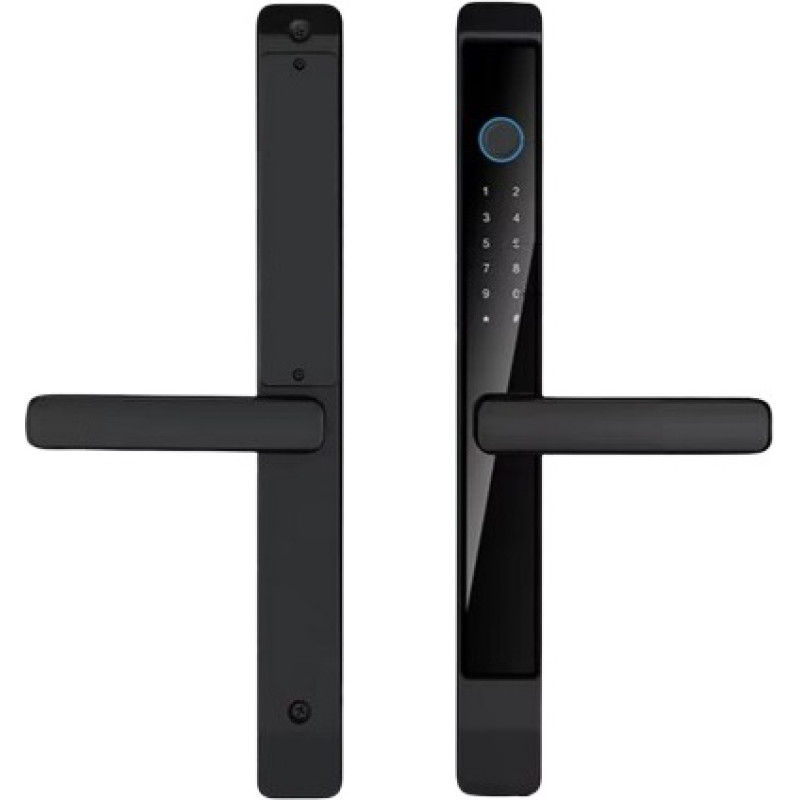 Hismart Viedā durvju slēdzene, TTlock, pirkstu nospiedumu nospiedumu funkcija, RFID, labā/kreisā roka, reversā slēdzene
