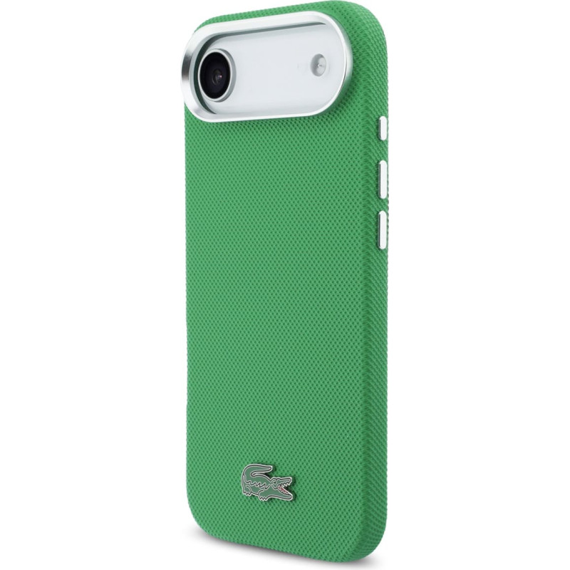 Lacoste Iconic Petit Pique Metal Logo MagSafe Case for iPhone Air Green