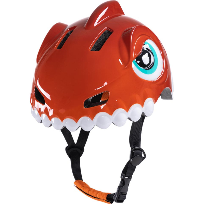 Wozinsky Children's Bike Helmet Dinosaur Pattern S - Red