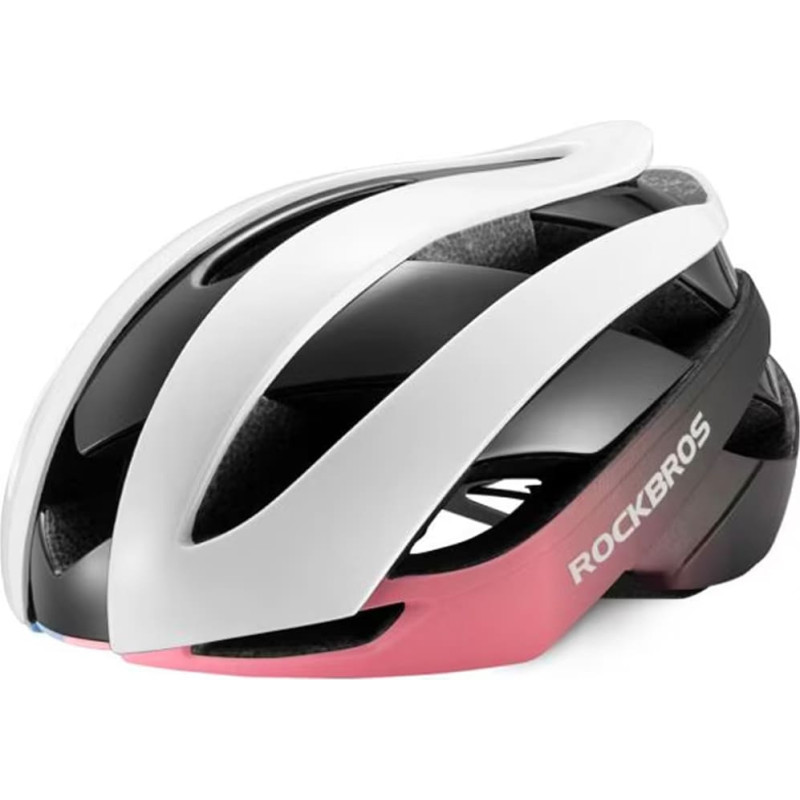 Rockbros Universāla regulējama velosipēda ķivere, L izmērs, zila un rozā